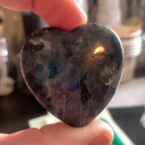 33. Larvikite Heart 25 Grams